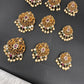 Matte Finish CZ Jada Billa Hair Pin Set