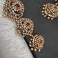 Matte Finish CZ Jada Billa Hair Pin Set