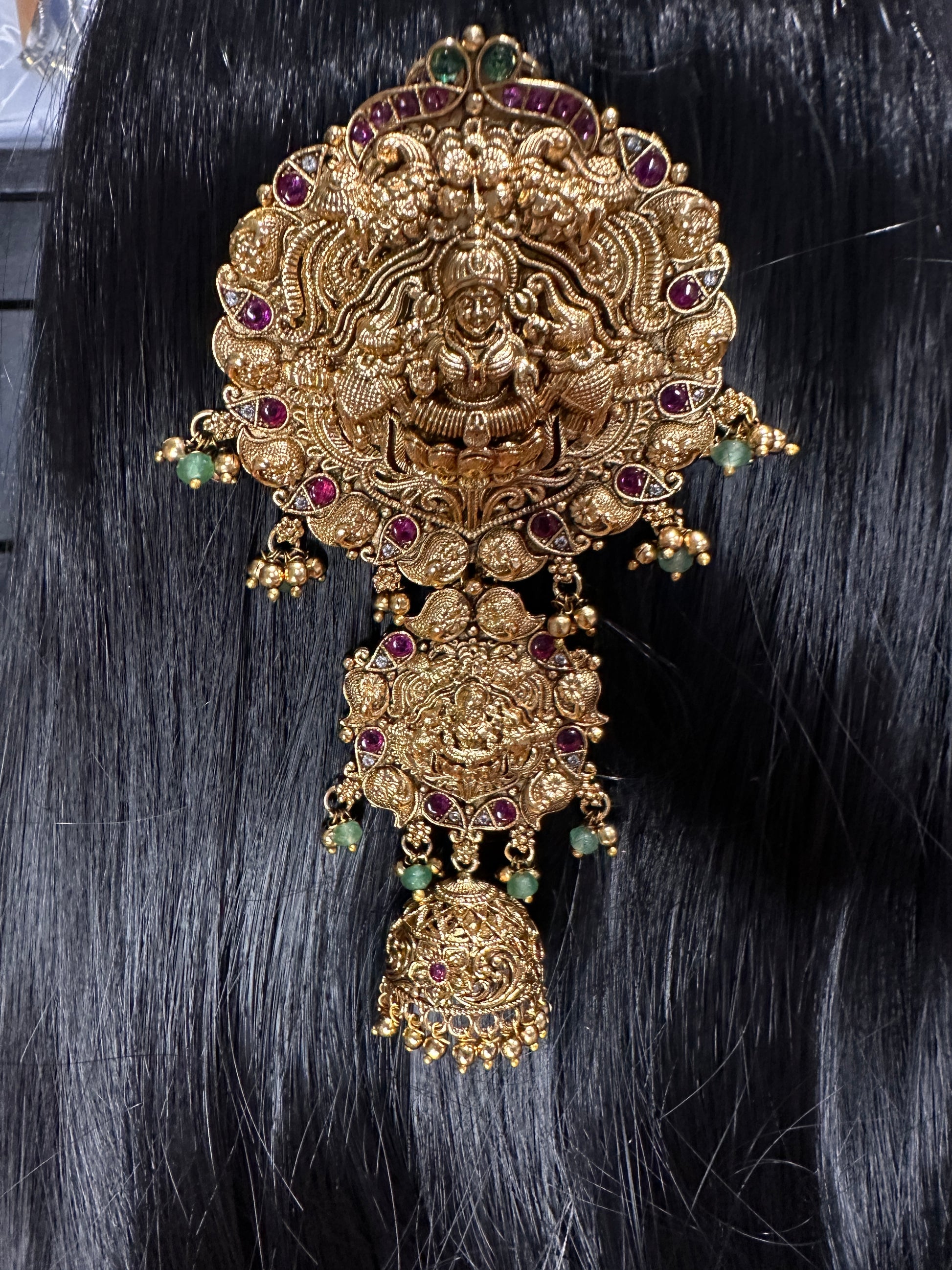 Matte Finish Kemp Goddess Lakhsmi  Juda Hair Pin. - 