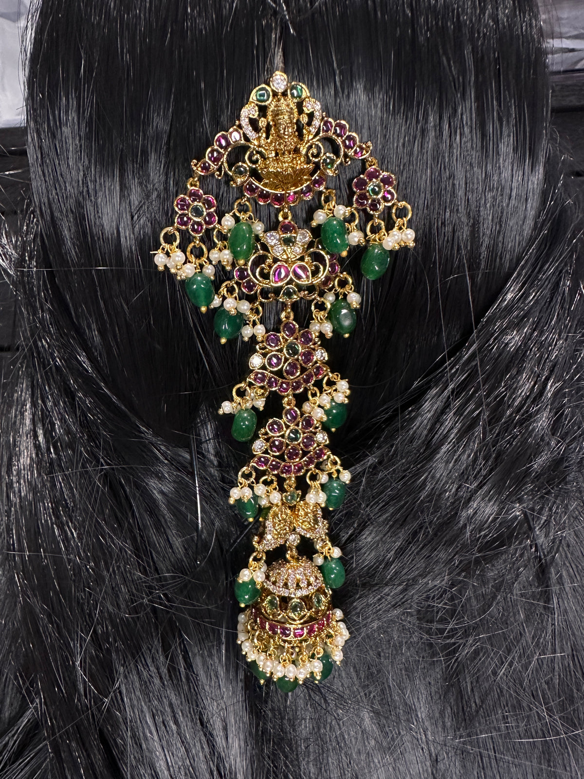 Matte Finish Kemp Goddess Lakhsmi  Juda Hair Pin. - 