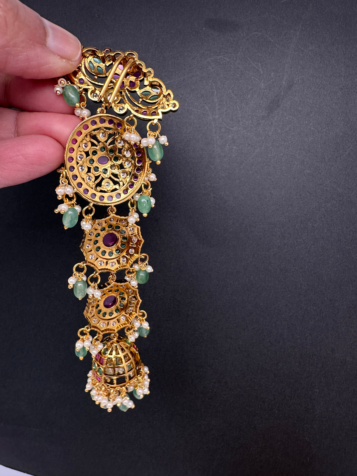Matte Finish Kemp Goddess Lakhsmi  Juda Hair Pin. - 