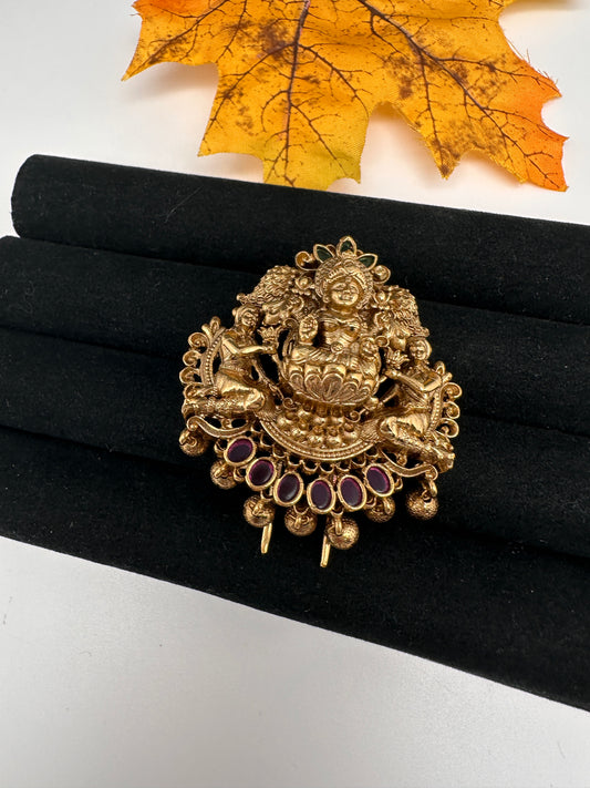 Matte Finish Kemp Goddess Lakhsmi  Juda Hair Pin. - 