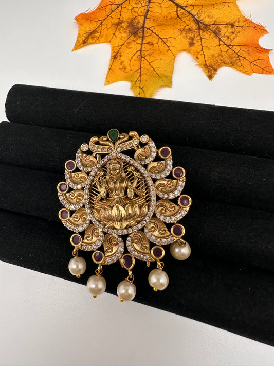 Matte Finish Kemp Goddess Lakhsmi  Juda Hair Pin. - 