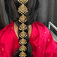Matte Finish Kemp Goddess Lakhsmi Jada Hair Pin Choti. - 