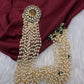 Matte Finish Kemp Goddess Lakhsmi Pearls Jada Hair Pin Choti. - 