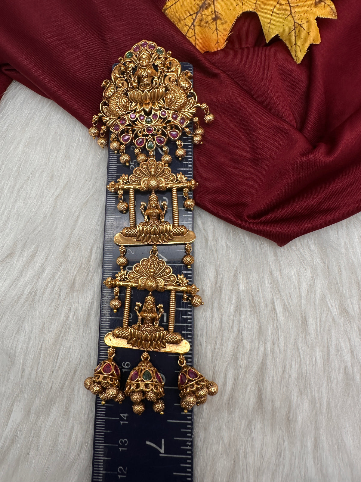 Matte Finish Goddess Lakshmi Kemp Jada Hair Pin Choti | JB000092