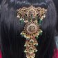 Matte Finish Kemp Pearls and Beads Jada Hair Pin Choti - 
