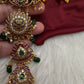 Matte Finish Kemp Pearls and Beads Jada Hair Pin Choti - 