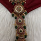 Matte Finish Kemp Pearls and Beads Jada Hair Pin Choti - 