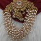 Matte Finish Kemp Rice Pearls Jada Hair Juda Bun Pin - 