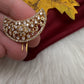 Matte Finish CZ Sun Moon Surya Chandra Hair Pin. - 