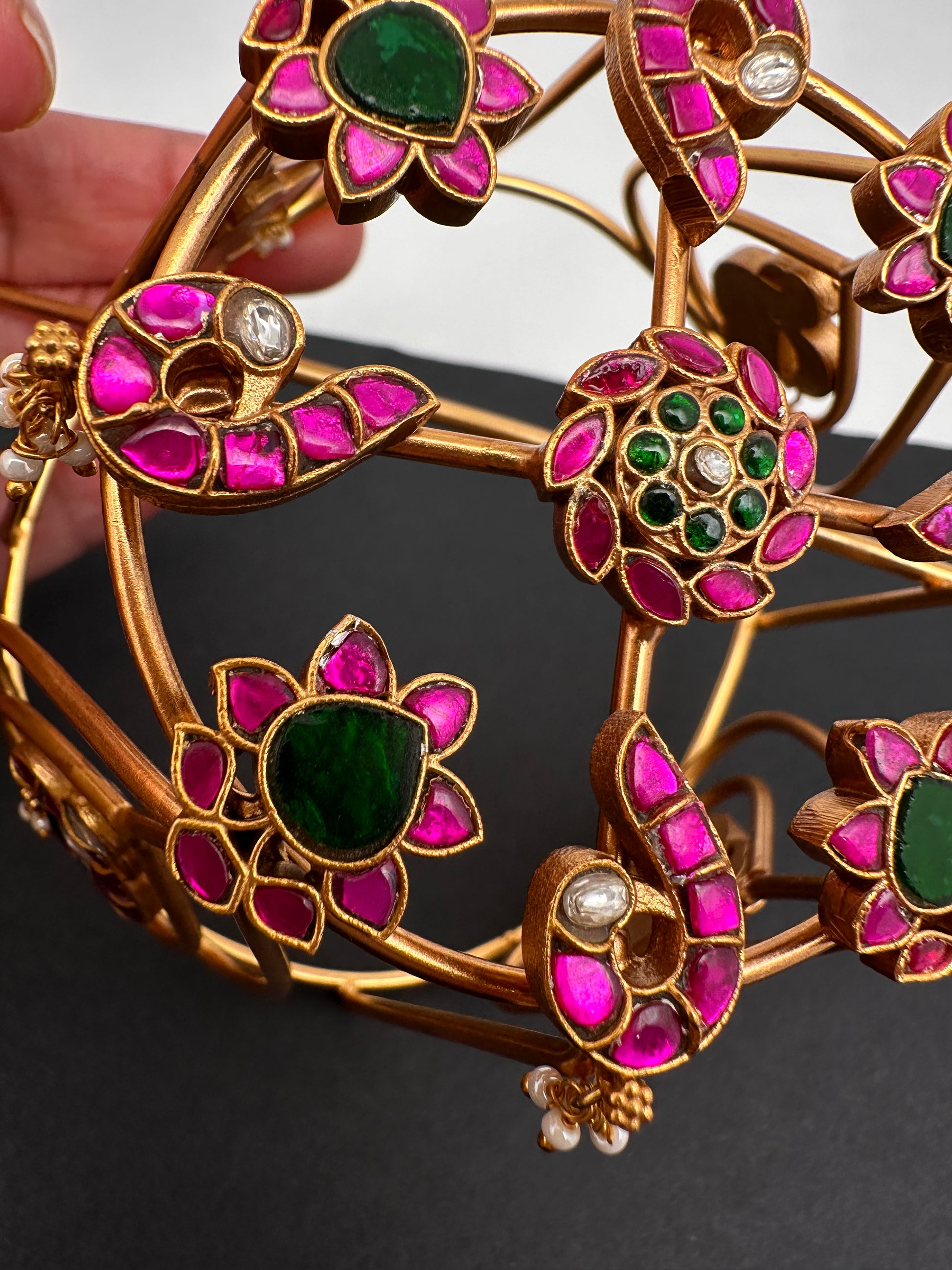 Jadau Kundan Hair Bun and Pin - 
