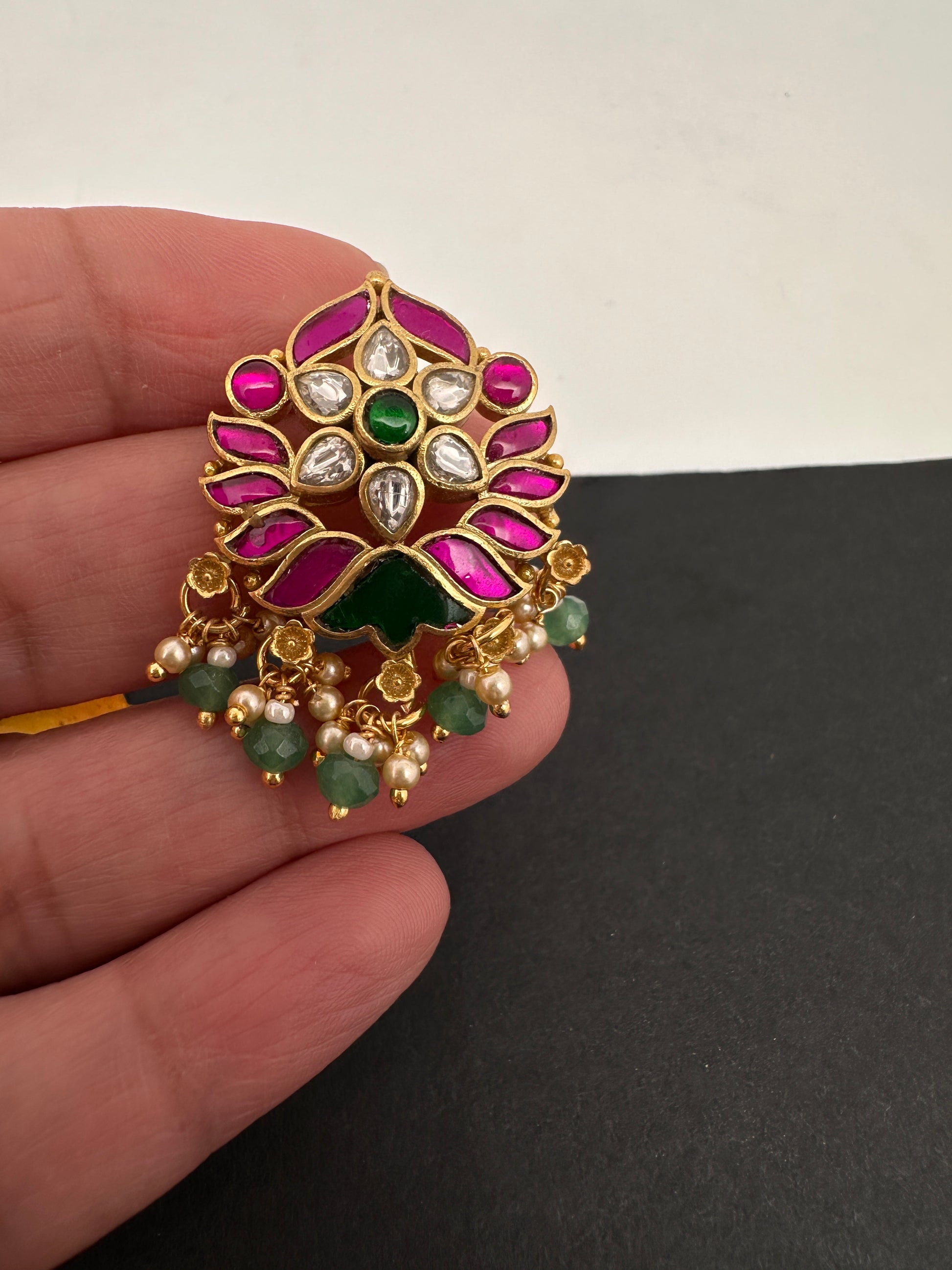 Jadau Kundan Hair Pin - 