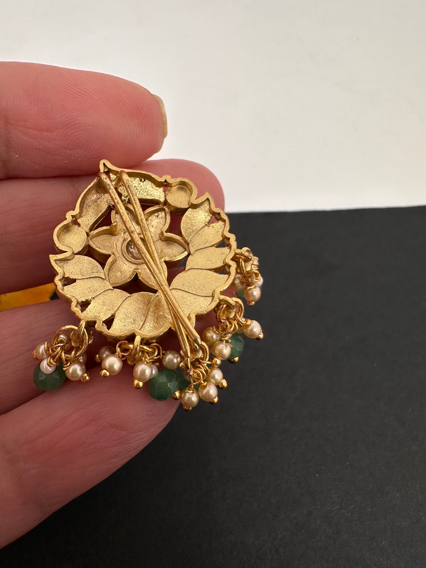 Jadau Kundan Hair Pin - 