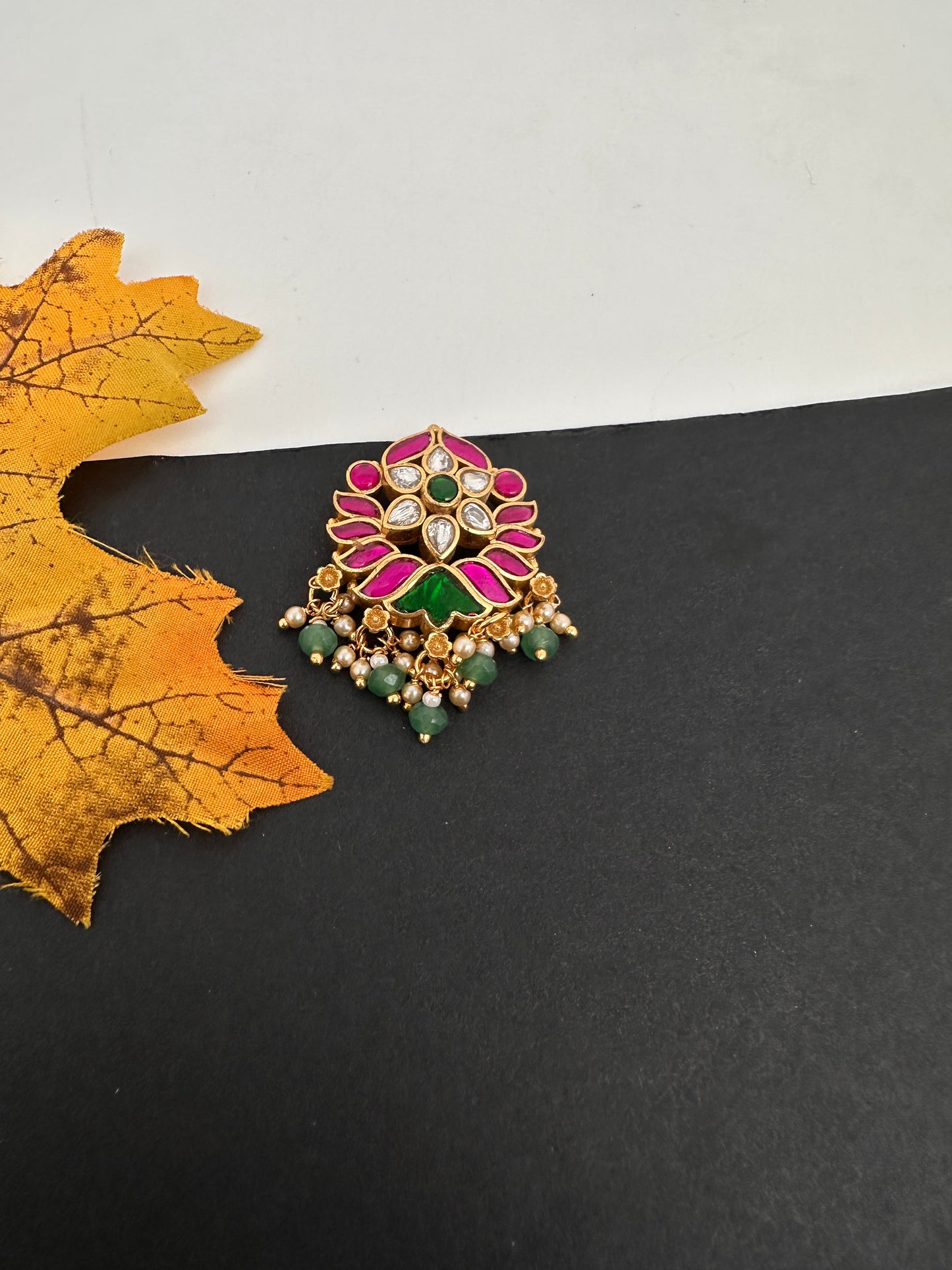 Jadau Kundan Hair Pin - 