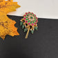 Jadau Kundan Floral Hair Bun Pin - 