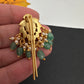 Jadau Kundan Hair Bun Pin - 