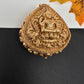 Goddess Lakshmi Red Green Stone Matte Finish Kumkum Box Bharani - 