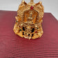 Ganesha Lakshmi Saraswati Matte Finish Kumkum Box Bharani
