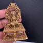 Goddess Lakshmi Nakshi Matte Finish Kumkum Box Bharani - 