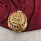 Goddess Lakshmi Cow Calf Design Nakshi Matte Finish Kumkum Box Bharani - 