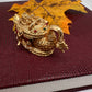 Goddess Lakshmi Swan Nakshi Matte Finish Kumkum Box Bharani - 