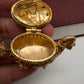 Goddess Lakshmi Swan Nakshi Matte Finish Kumkum Box Bharani - 