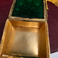 Elephant Nakshi Red Green Meenakari Work Kundan Kumkum Box Bharani - 