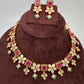 Kundan Red Stone Neckline Necklace