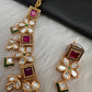 Kundan Red Stone Neckline Necklace
