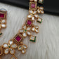Kundan Red Stone Neckline Necklace