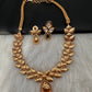 Kundan Green Stone Short Necklace