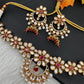 Kundan Chandbali Flexible Choker Necklace