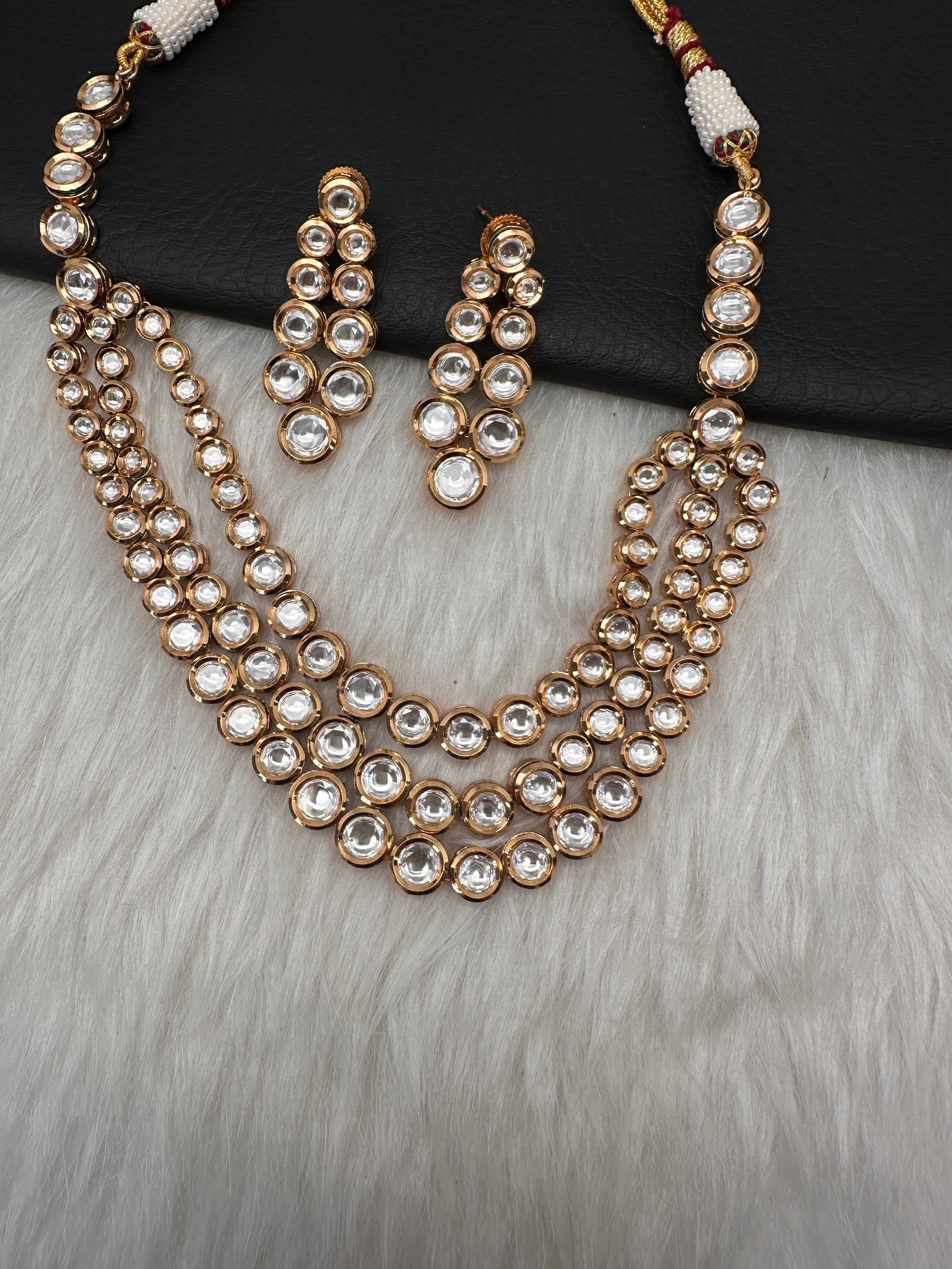 Kundan Multi Layer Elegant Necklace