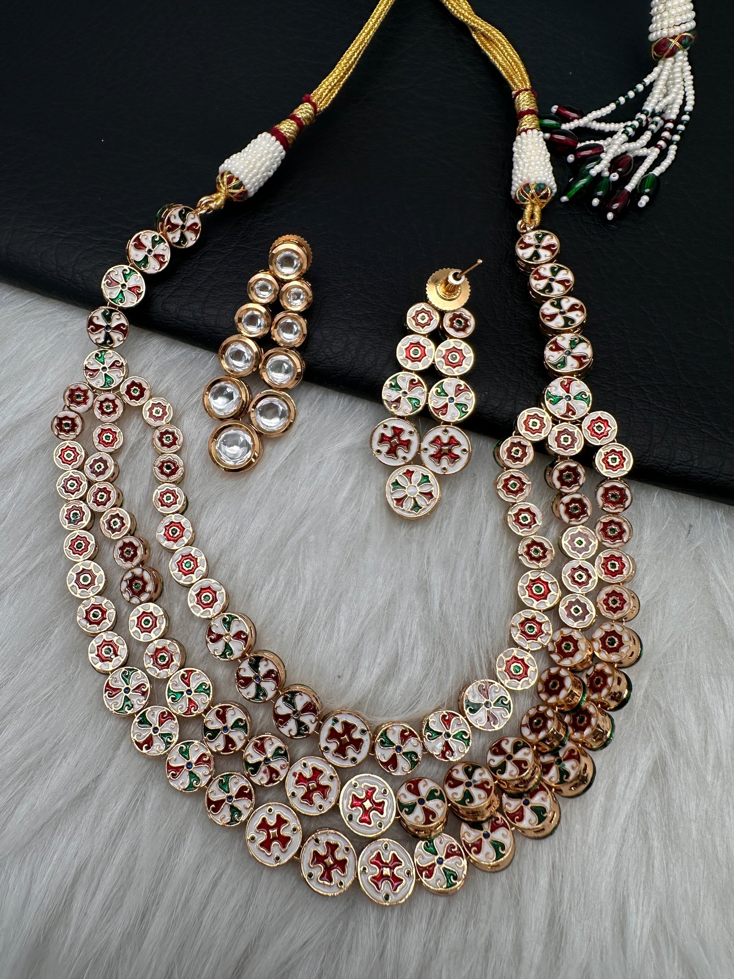 Kundan Multi Layer Elegant Necklace