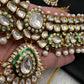 Kundan Moissanite Green Choker Necklace