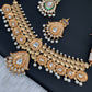 Kundan Moissanite Green Choker Necklace