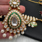 Kundan Moissanite Green Choker Necklace