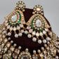 Kundan Moissanite Green Choker Necklace