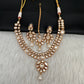 Kundan Statement Necklace comes with Earrings and Mang Tika