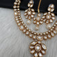Kundan Statement Necklace comes with Earrings and Mang Tika