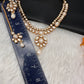 Kundan Statement Necklace comes with Earrings and Mang Tika