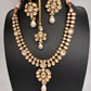 Kundan Statement Necklace comes with Earrings and Mang Tika