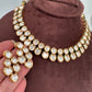Kundan Neckline Necklace comes with Earrings