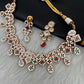 Kundan Red Neckline Necklace