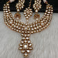 Kundan Statement Necklace comes with Earrings and Mang Tika