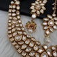 Kundan Statement Necklace comes with Earrings and Mang Tika