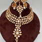 Kundan Statement Necklace comes with Earrings and Mang Tika