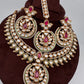 Mango Kundan Statement Necklace comes with Earrings and Mang Tika