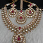 Mango Kundan Statement Necklace comes with Earrings and Mang Tika